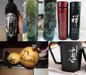 大理白族自治州云龙县酒瓶葫芦工艺品激光雕刻机